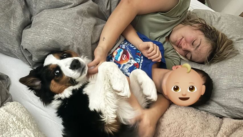 Lejla Höhn, Stiefsohn Milan und Hund Chase