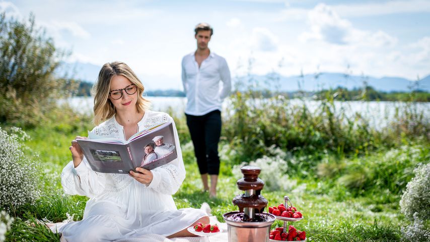 Lena Conzendorf und Sandro Kirtzel bei "Sturm der Liebe"