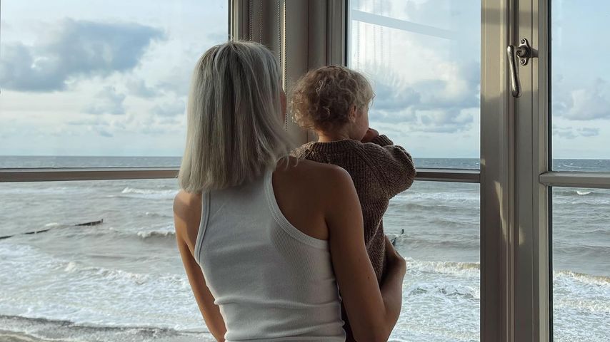 Lena Gercke und ihre Tochter Zoe im April 2022