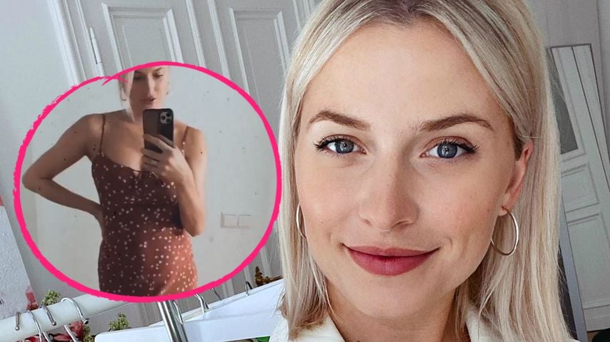 Leichte Wölbung: Lena Gercke zeigt ihren After-Baby-Bauch