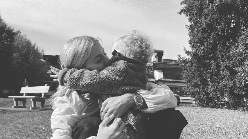 Lena Gercke mit ihrer Tochter Zoe