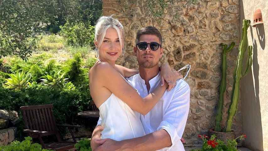 Lena Gercke mit ihrem Partner Dustin