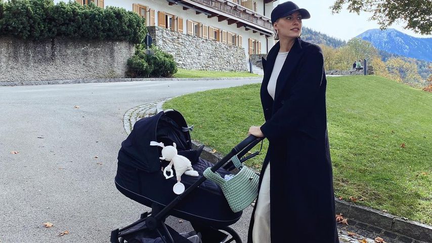 Lena Gercke mit ihrer Tochter Zoe