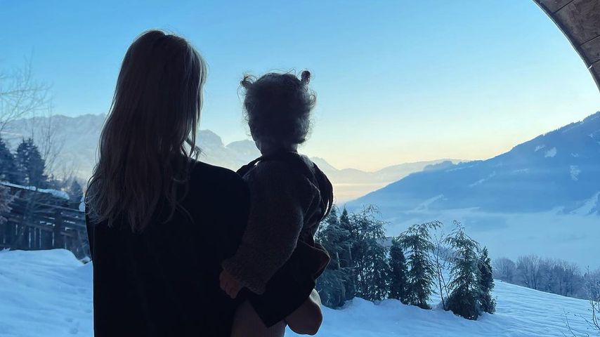 Lena Gercke und ihre Tochter Zoe im Dezember 2021