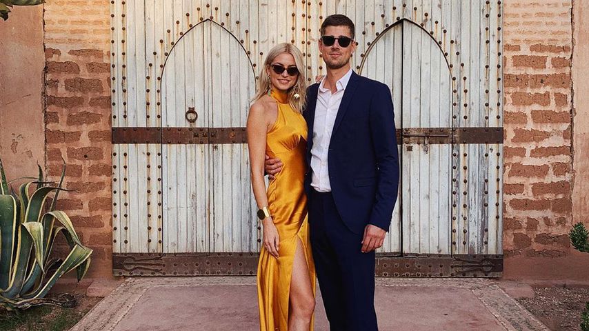 Lena Gercke und Dustin Schöne im September 2019