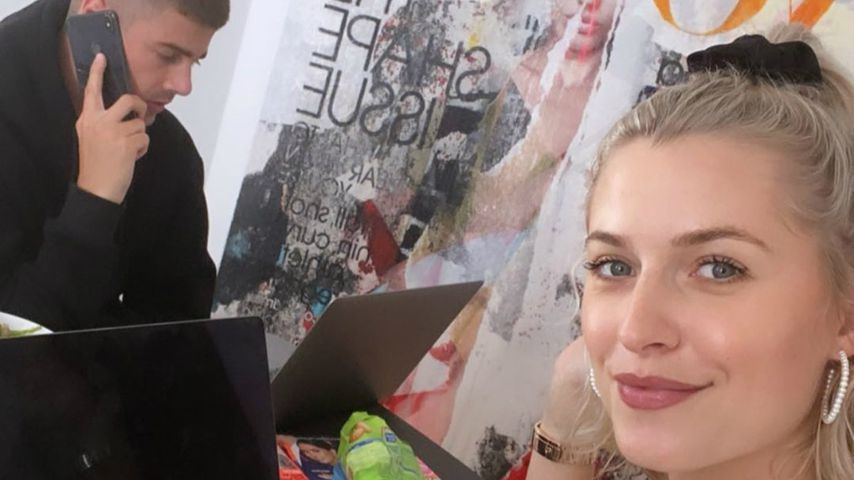 Lena Gercke und ihr Freund Dustin Schöne, März 2020