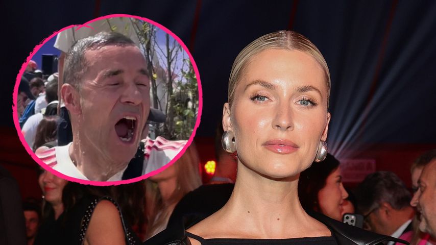 Fieser Streich: Lena Gercke macht Kai Pflaume komplett nass