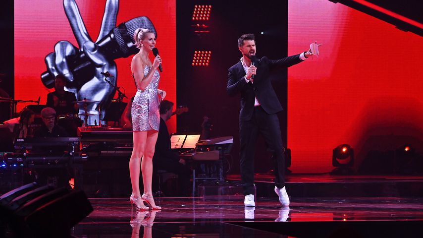 Lena Gercke und Thore Schölermann beim Halbfinale von "The Voice of Germany"