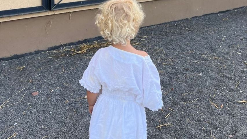 Lena Gerckes Tochter Zoe im Urlaub