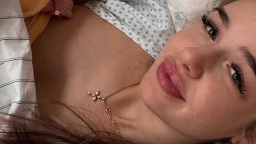 Lena Goldstein mit ihrem Baby, Januar 2024