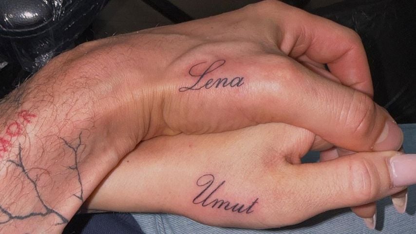 Lena Goldstein und Umut Tekins Partnertattoos, Mai 2025