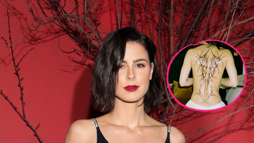 Fake? Lena Meyer-Landrut sorgt mit Rückentattoo für Wirbel!