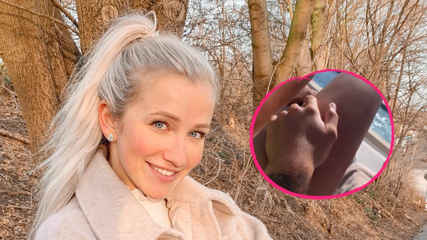Total vertraut: Zeigt Lena Schiwiora hier etwa ihren Neuen?