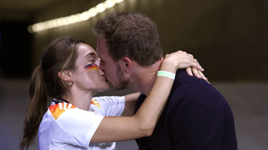 Lena Wurzenberger und Julian Nagelsmann im Juni 2024