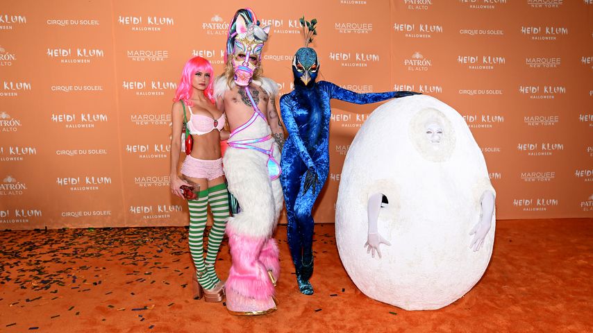 Leni Klum, Bill Kaulitz, Heidi Klum und Tom Kaulitz