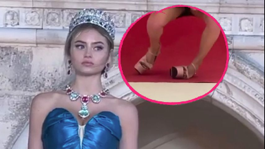 Autsch! Leni Klum knickt bei Shooting auf High Heels um