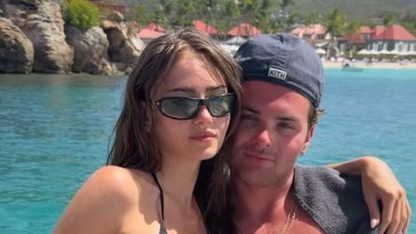 Im Familienurlaub: Leni Klum kuschelt mit Freund Aris