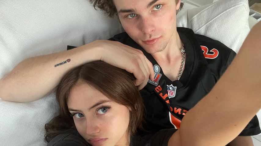 Leni Klum mit ihrem Freund Aris Rachevsky im Februar 2022