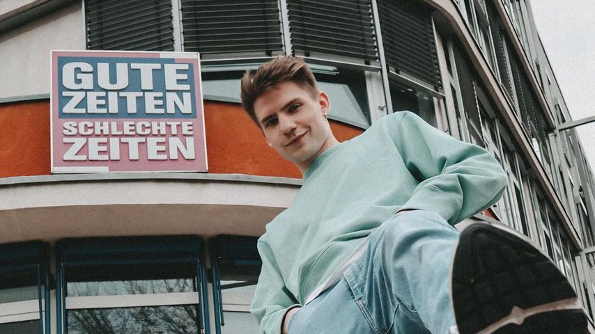 Lennart Borchert am GZSZ-Set