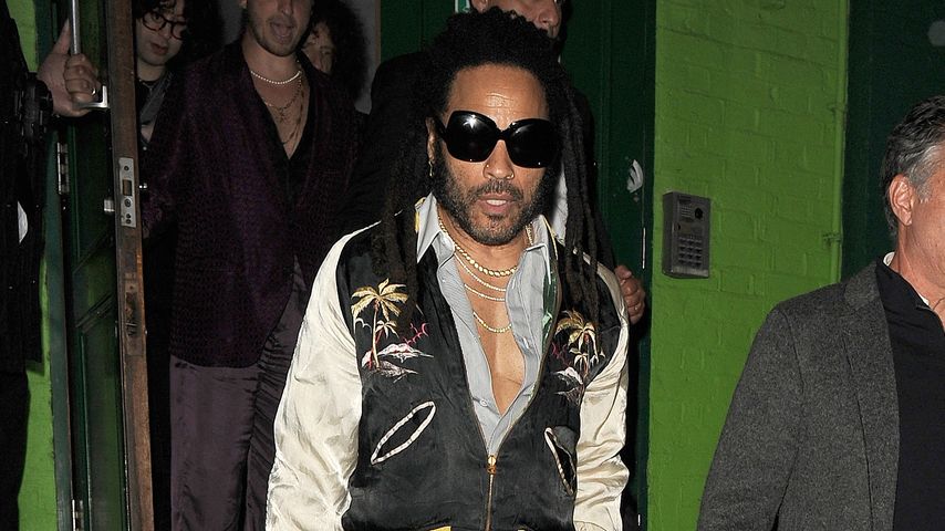 Lenny Kravitz bei Mick Jaggers Geburtstagsparty