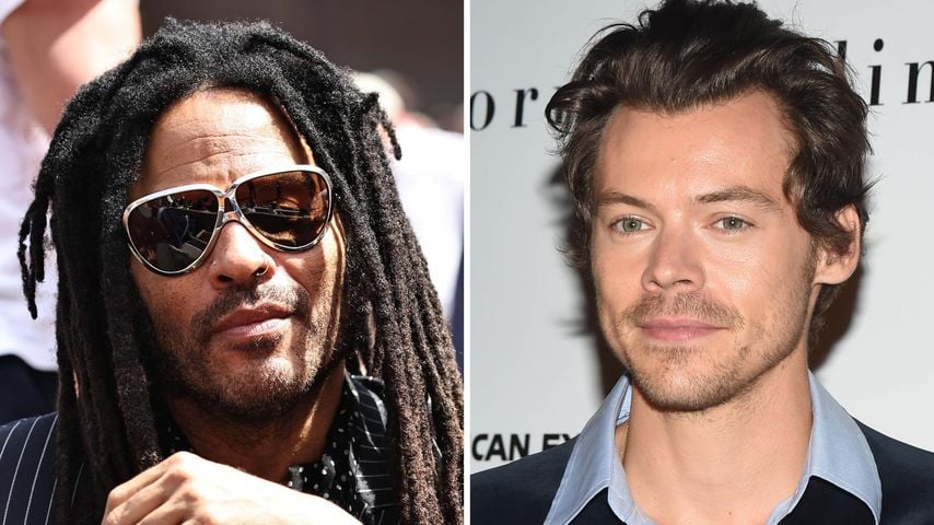 Erste Reihe: Lenny Kravitz bei Harry Styles' Show gesichtet