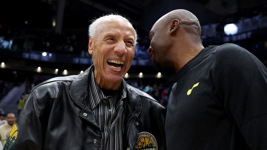 Lenny Wilkens und Jason Terry, Coaches