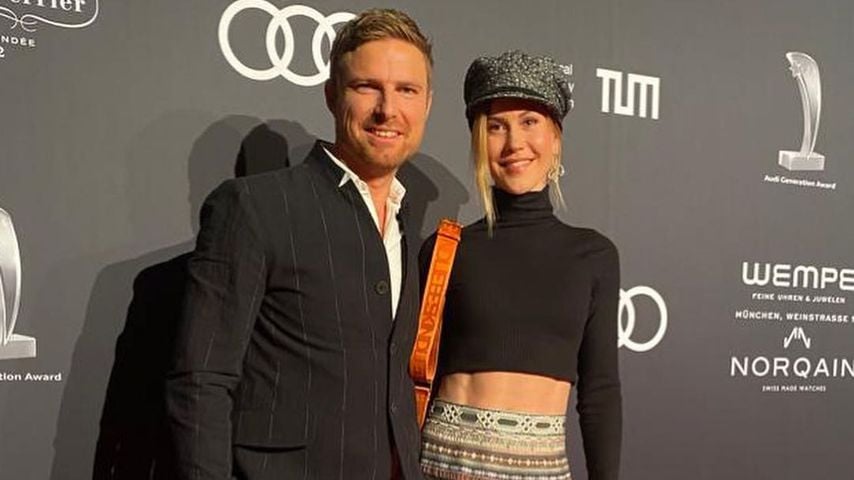 Leo Reisinger und Wolke Hegenbarth beim Generation Award im Oktober 2021