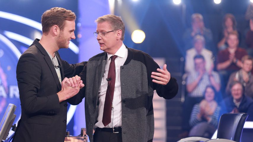 Leon Windscheid und Günther Jauch bei "Wer wird Millionär"