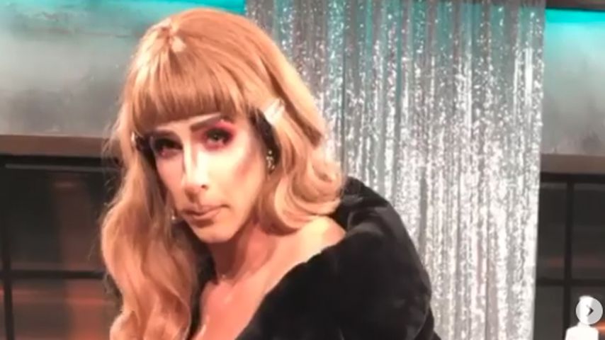 Leonard Freier als Dragqueen im Dezember 2019