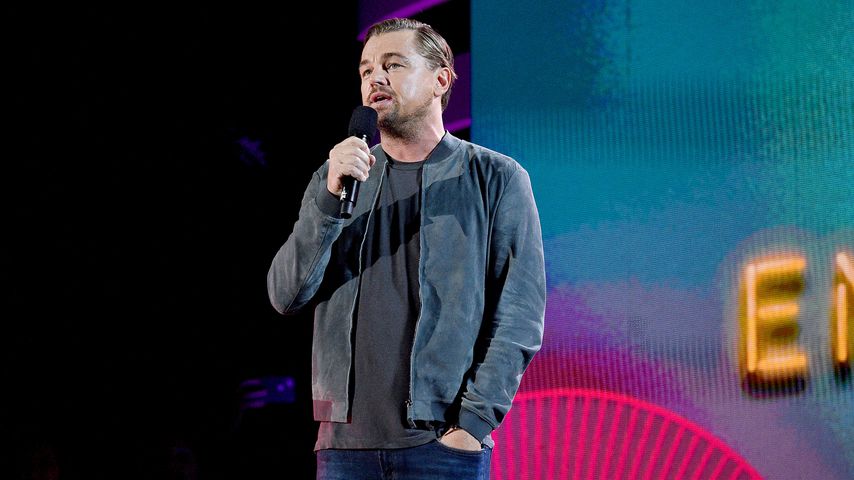Leonardo DiCaprio auf der Bühne des Global Citizen Festival 2019 in New York City