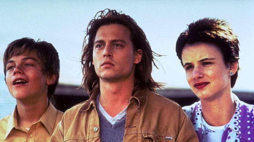Szenenbild aus "Gilbert Grape – Irgendwo in Iowa" mit Johnny Depp, Leonardo DiCaprio und Juliette Lewis
