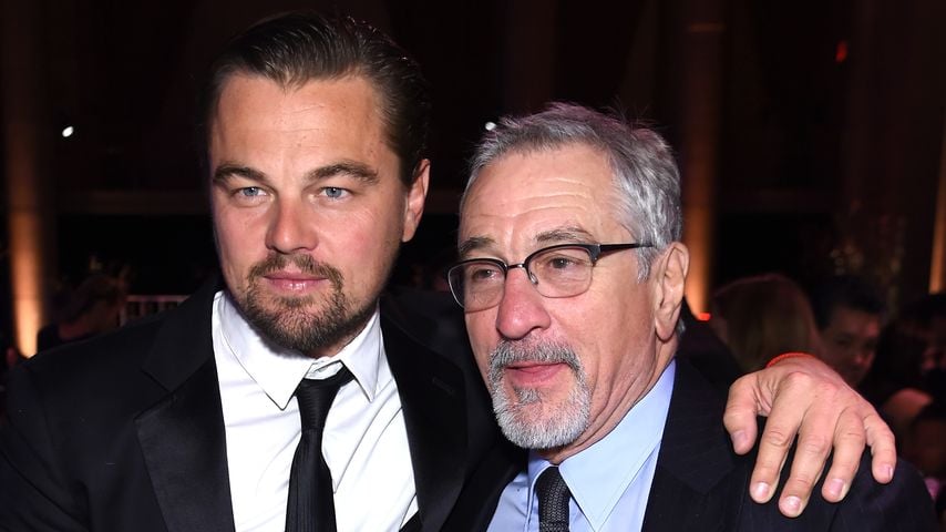 Leonardo DiCaprio mit Robert De Niro bei der amfAR New York Gala 2016