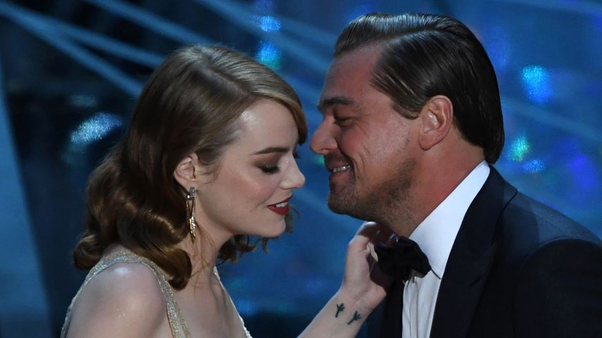 Emma Stone und Leonardo DiCaprio bei den Oscars 2017