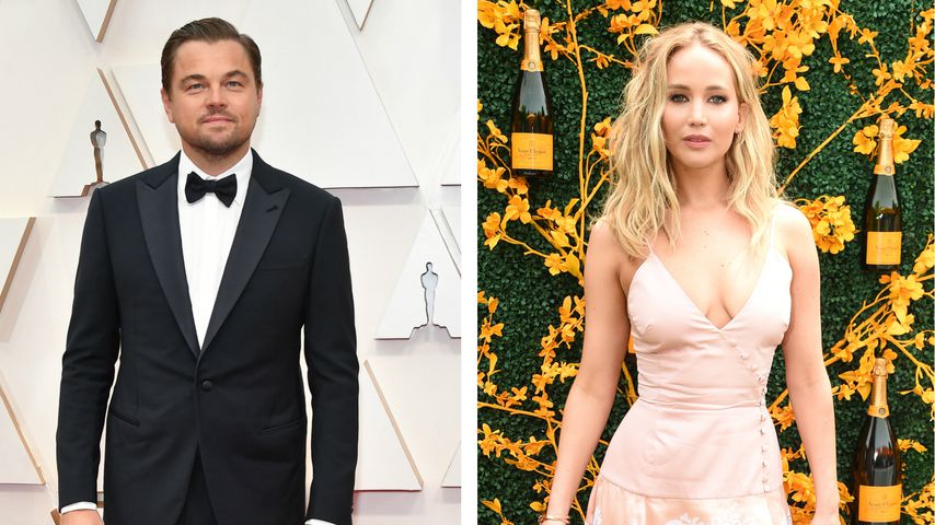 Für neuen Film: Leonardo DiCaprio und JLaw in anderem Look