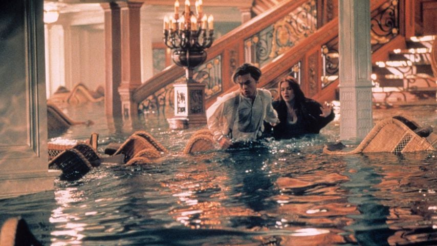 Leonardo DiCaprio und Kate Winslet in "Titanic"
