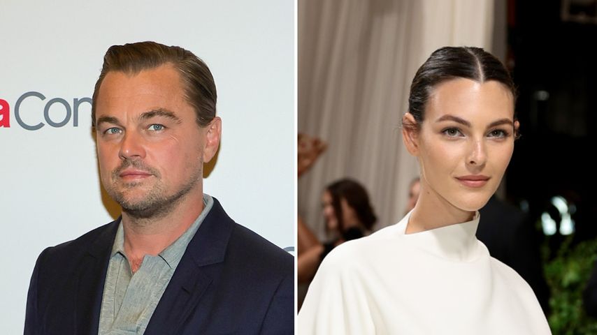 Collage: Leonardo DiCaprio und Vittoria Ceretti