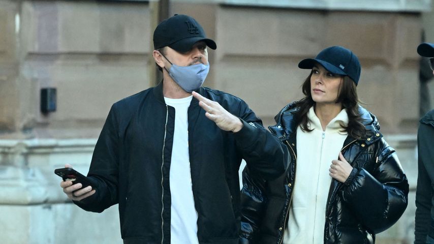 Leonardo DiCaprio und Vittoria Ceretti in London, November 2023