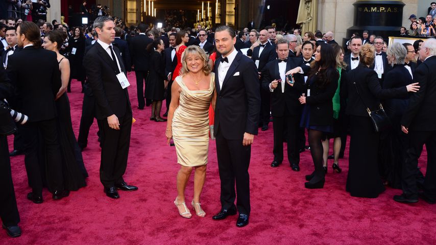 Leonardo DiCaprio zusammen mit seiner Mutter Irmelin, März 2014