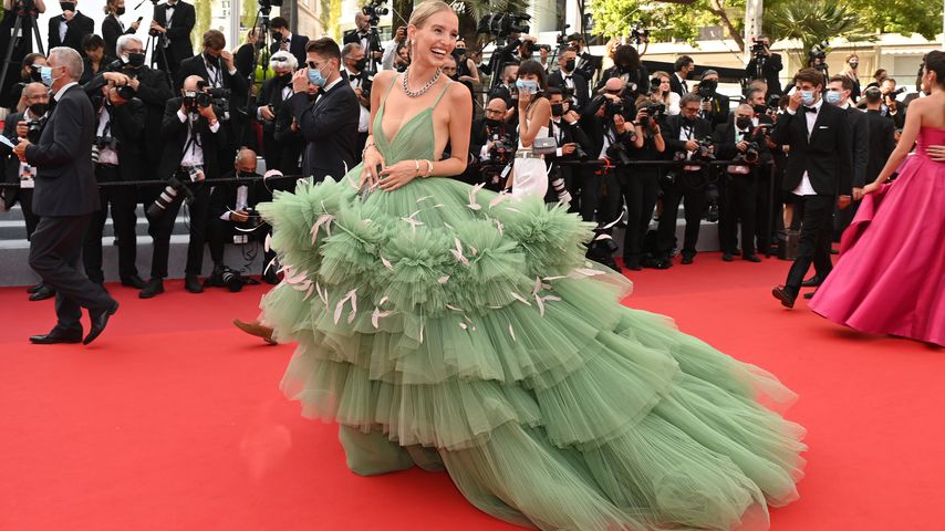 Bloggerin Leonie Hanne beim Filmfestival in Cannes, Juli 2021