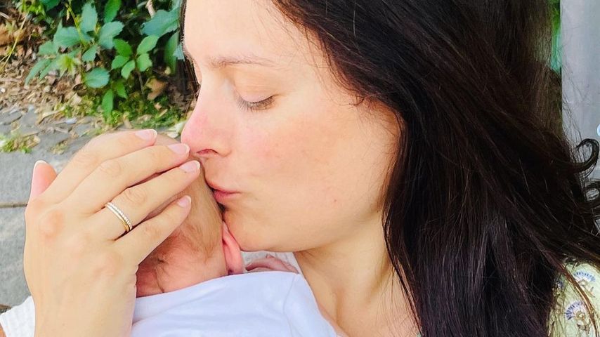 Leonie Koch mit ihrem Sohn