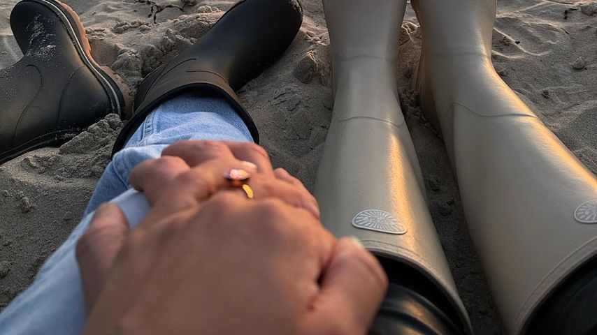 Leonie Weiß mit ihrem Partner