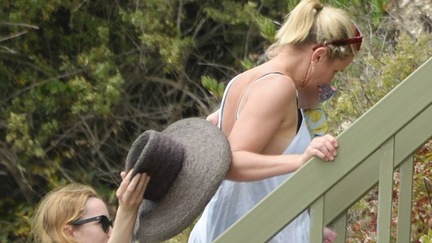 Leslie Mann, Cameron Diaz und ihre Tochter Raddix