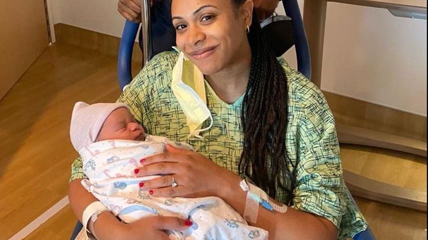 Leslie Odom Jr., seine Frau Nicolette und ihr Sohn Able