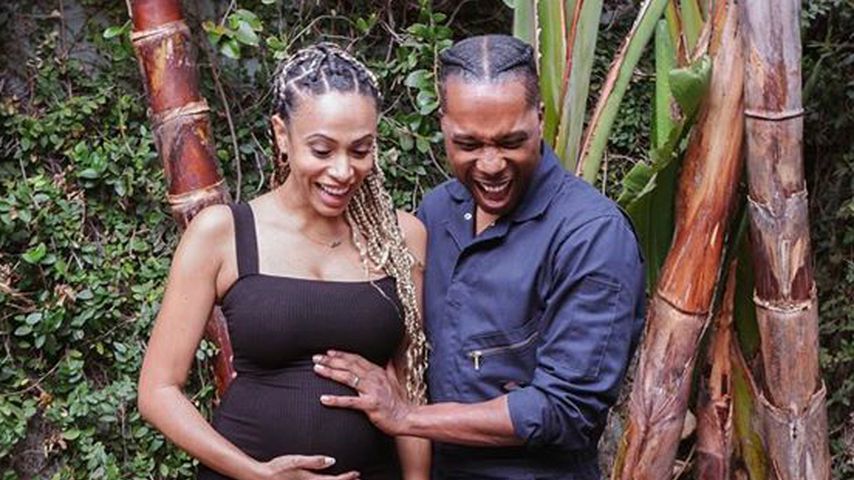 Leslie Odom Jr. und seine Frau Nicolette mit ihrer Tochter Lucille Ruby