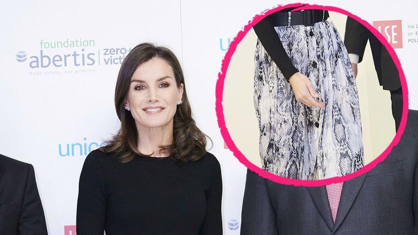 Wilder Look: Königin Letizia überrascht mit Schlangen-Print!