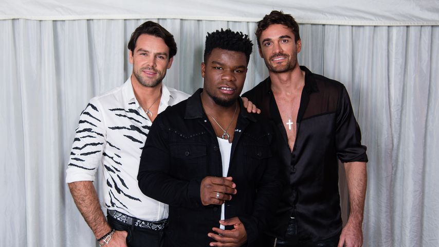 Levi Davis backstage bei "X Factor Celebrity"