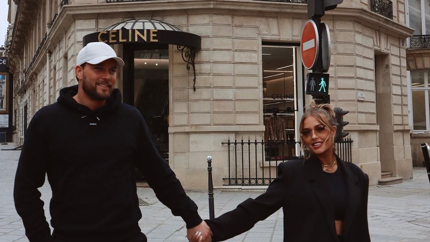 Lewis Burton und Lottie Tomlinson in Paris