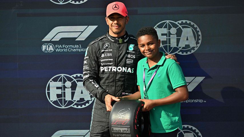 Lewis Hamilton beim Pole Position Award im Juli 2023