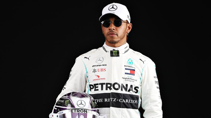 Lewis Hamilton beim F1-Grand-Prix-Fotoshoot in Melbourne im März 2020