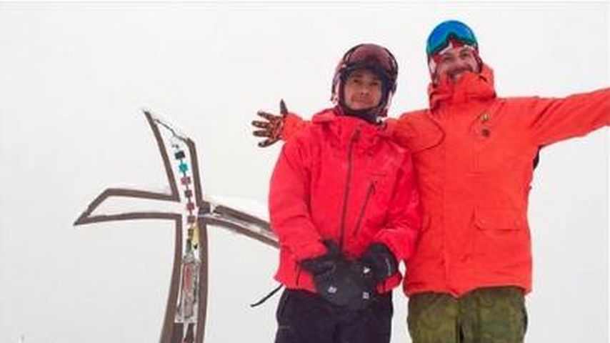 Lewis Hamilton und Ken Block im Schnee-Urlaub